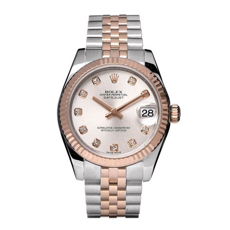 rolex datejust womens rose gold|rolex datejust 31mm everose gold.